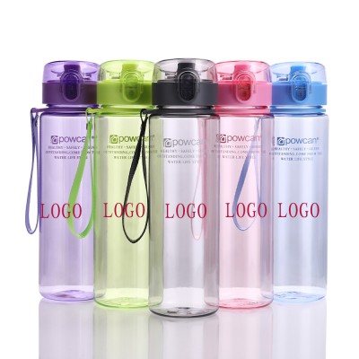 Water Bottle 560ML 400ML Plastic Drinkware Tour Outdoor Sport School Leak Proof Seal Gourde Climbing Water Bottles