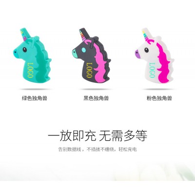 Cute Design Promotional Gift Unicorn Wireless QI Charger Pad Unicorn Cartoon Silicone Wireless Charger For Iphone Samsung